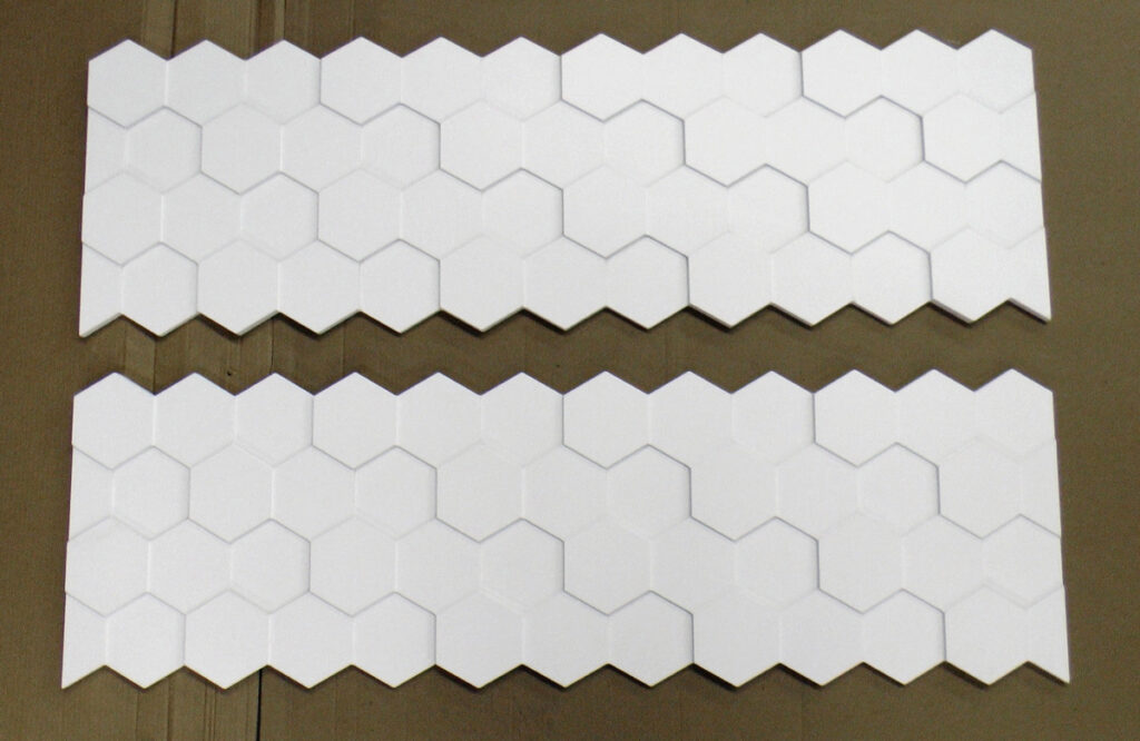 Hexagon Pattern 3d Wall Panels 4