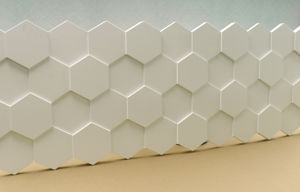 Hexagon Pattern 3d Wall Panels