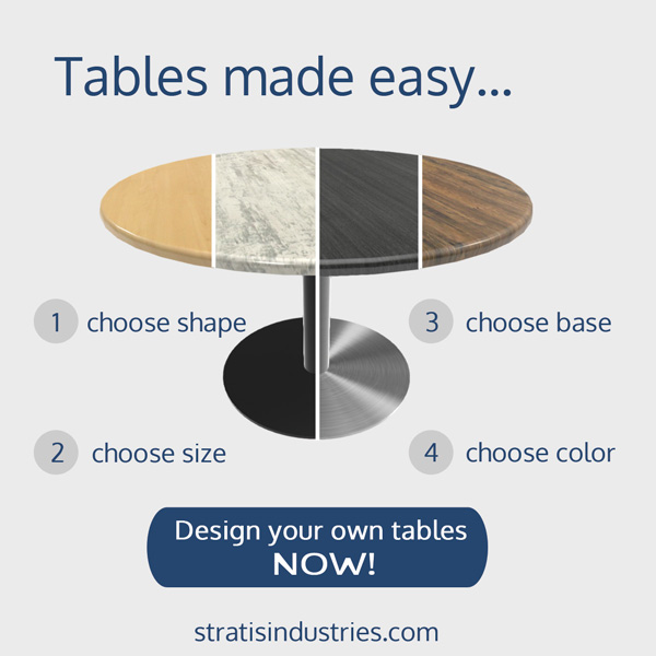 table designer stratis industrie
