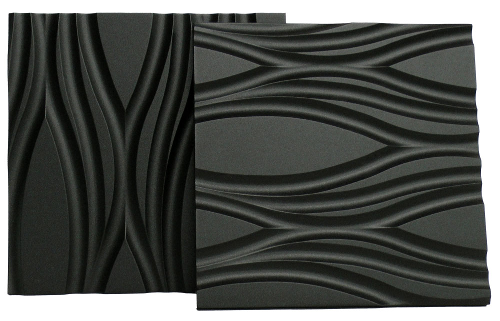 black_wavy_sculpted_wall_panels
